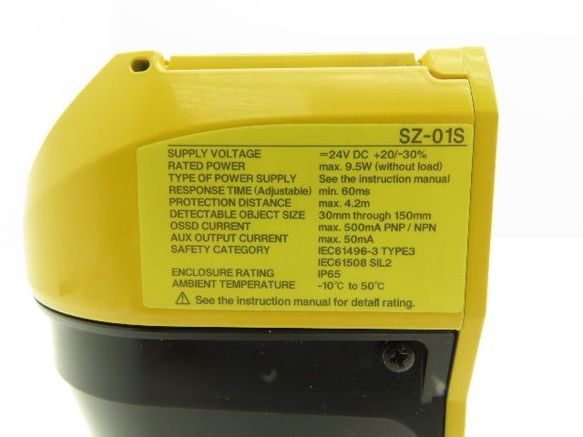 Keyence SZ-01S Safety Laser Scanner 24VDC 9.5W IP65 -10-50°C