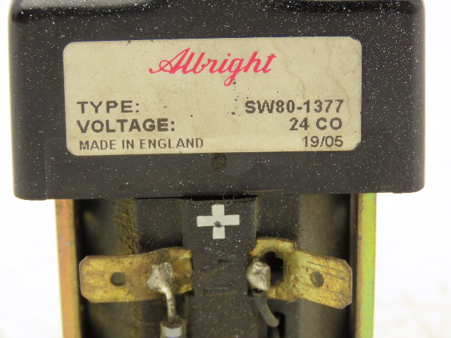 Albright SW80-1377 Motor Control Contactor 24V Off Yale Tow Truck MTR007LEN24T