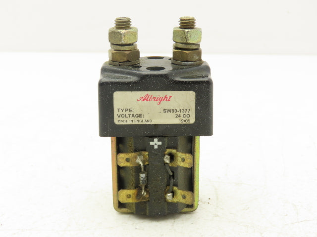 Albright SW80-1377 Motor Control Contactor 24V Off Yale Tow Truck MTR007LEN24T
