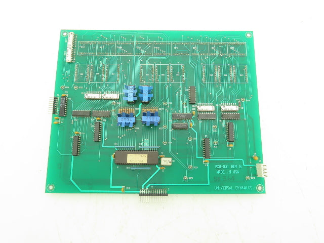 Universal Dynamics PCB-031 REV B Printed Circuit Control Board PCB w/Display