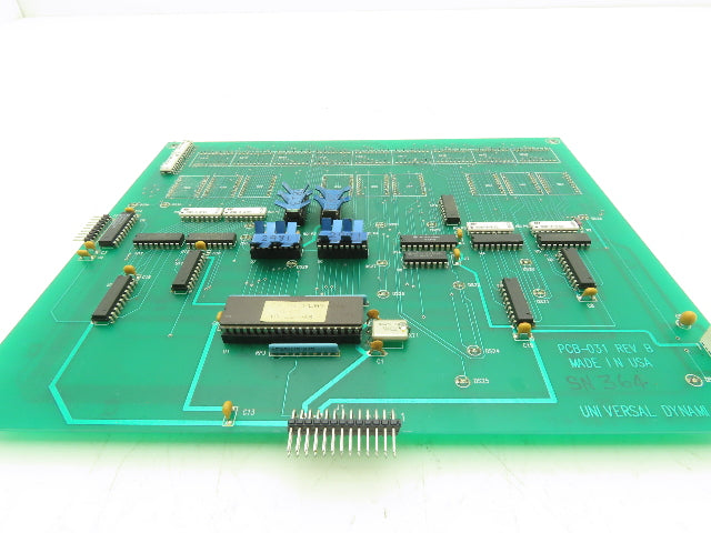 Universal Dynamics PCB-031 REV B Printed Circuit Control Board PCB w/Display