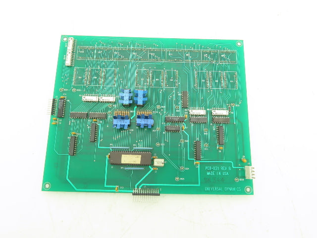Universal Dynamics PCB-031 REV B Printed Circuit Control Board PCB w/Display