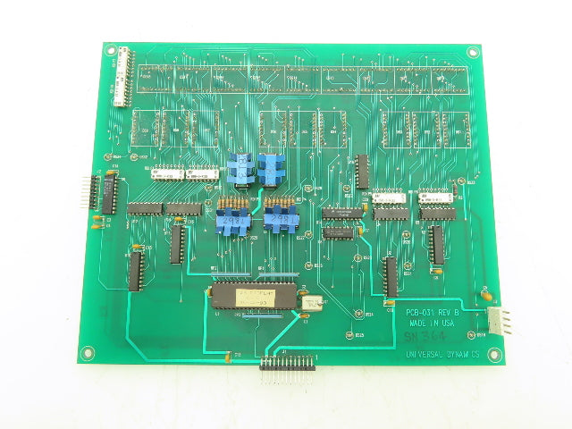 Universal Dynamics PCB-031 REV B Printed Circuit Control Board PCB w/Display