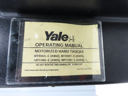 Yale Front End Plastic Shroud Removed From MTR007LEN24T Tow Truck