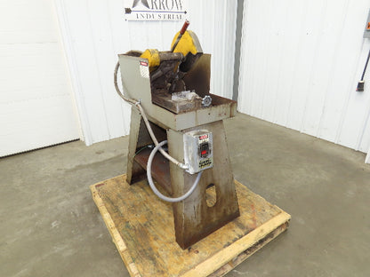 Everett Model 10 Cut Off Abrasive Metal Saw 10" Blade 3Hp 3450 RPM 230/460V