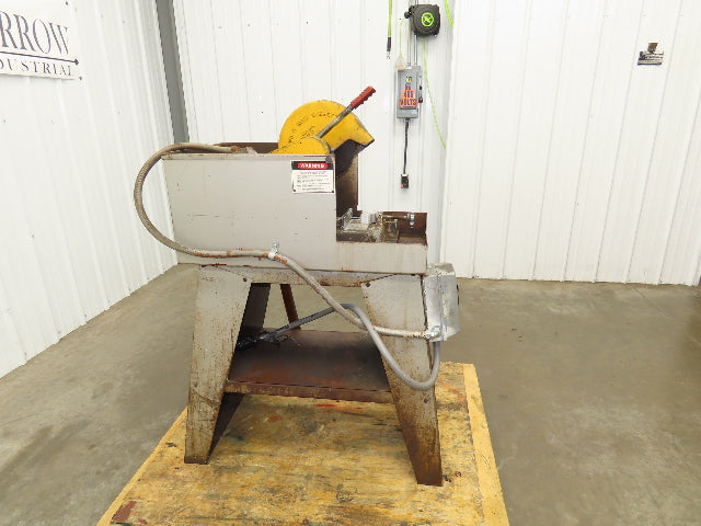 Everett Model 10 Cut Off Abrasive Metal Saw 10" Blade 3Hp 3450 RPM 230/460V