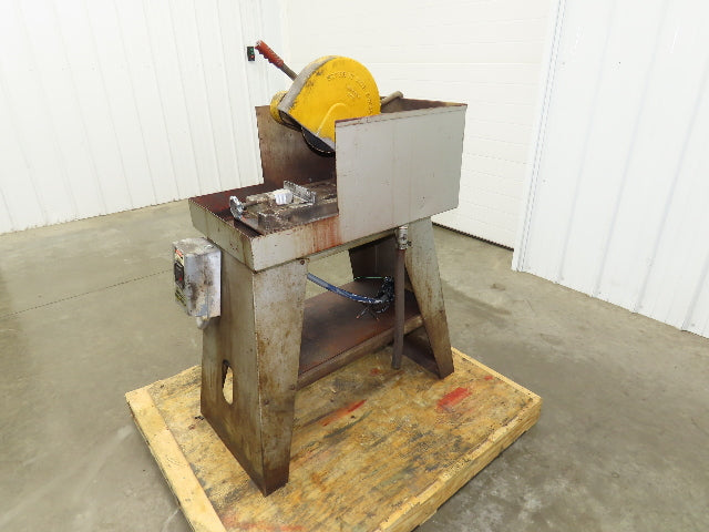 Everett Model 10 Cut Off Abrasive Metal Saw 10" Blade 3Hp 3450 RPM 230/460V