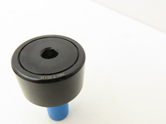 RBC S40LW Flat Cam Follower 1.25" Roller Dia x .75" Width .5" Stud Lot of 6