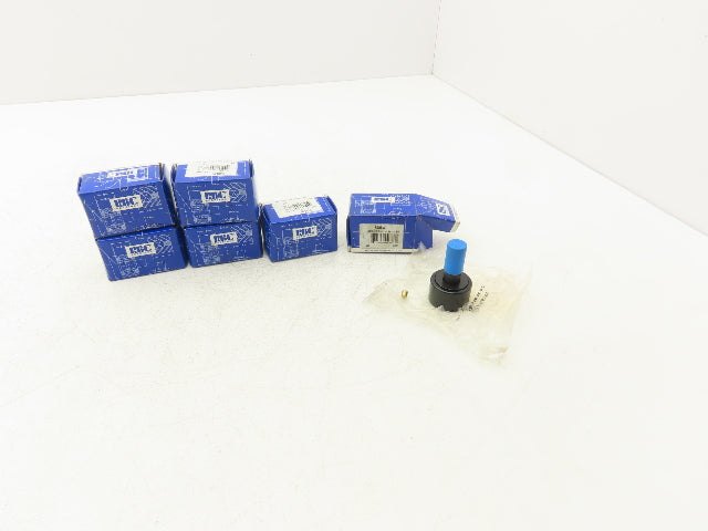RBC S40LW Flat Cam Follower 1.25" Roller Dia x .75" Width .5" Stud Lot of 6