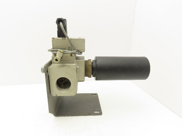 SMC VP3185V-143DB1-N Pneumatic Solenoid Valve 3-Port 1-1/2"Rc 115VAC 2-Pos NC
