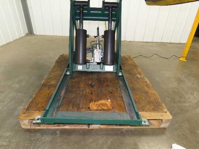 Southworth LS6-36 Hydraulic Lift Table 5000Lb 36" Travel 48"x48" Swivel Top 3Ph