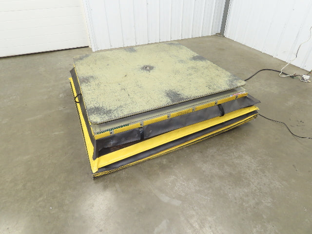 Southworth LS6-36 Hydraulic Lift Table 5000Lb 36" Travel 48"x48" Swivel Top 3Ph