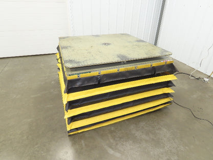 Southworth LS6-36 Hydraulic Lift Table 5000Lb 36" Travel 48"x48" Swivel Top 3Ph