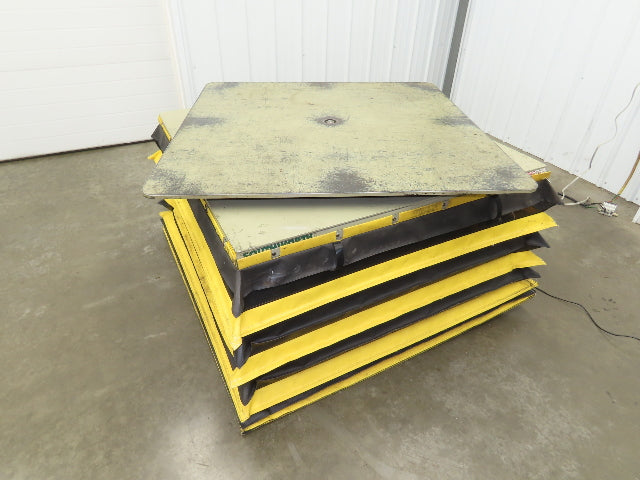 Southworth LS6-36 Hydraulic Lift Table 5000Lb 36" Travel 48"x48" Swivel Top 3Ph