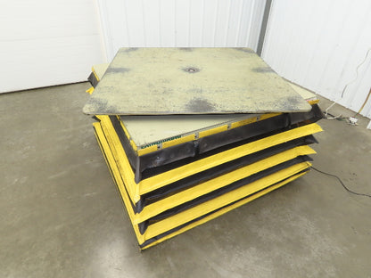 Southworth LS6-36 Hydraulic Lift Table 5000Lb 36" Travel 48"x48" Swivel Top 3Ph