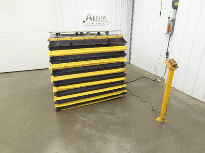 Southworth LS6-36 Hydraulic Lift Table 5000Lb 36" Travel 48"x48" Swivel Top 3Ph