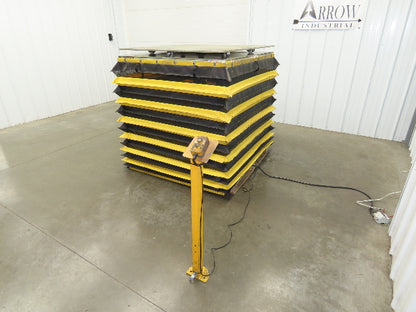 Southworth LS6-36 Hydraulic Lift Table 5000Lb 36" Travel 48"x48" Swivel Top 3Ph