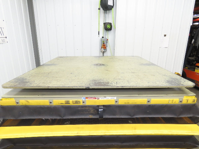 Southworth LS6-36 Hydraulic Lift Table 5000Lb 36" Travel 48"x48" Swivel Top 3Ph