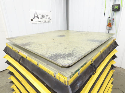 Southworth LS6-36 Hydraulic Lift Table 5000Lb 36" Travel 48"x48" Swivel Top 3Ph
