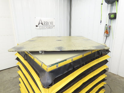 Southworth LS6-36 Hydraulic Lift Table 5000Lb 36" Travel 48"x48" Swivel Top 3Ph
