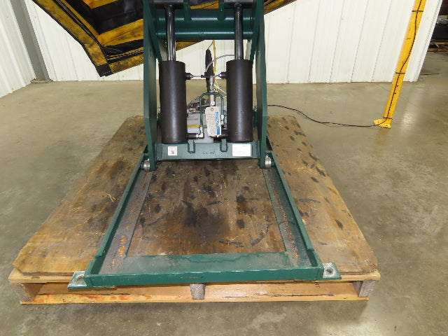 Southworth LS6-36 Hydraulic Lift Table 5000Lb 36" Travel 48"x48" Swivel Top 3Ph