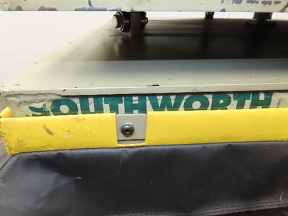 Southworth LS6-36 Hydraulic Lift Table 5000Lb 36" Travel 48"x48" Swivel Top 3Ph