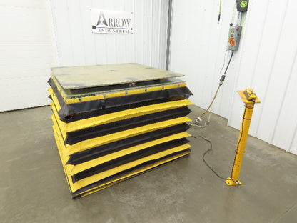 Southworth LS6-36 Hydraulic Lift Table 5000Lb 36" Travel 48"x48" Swivel Top 3Ph