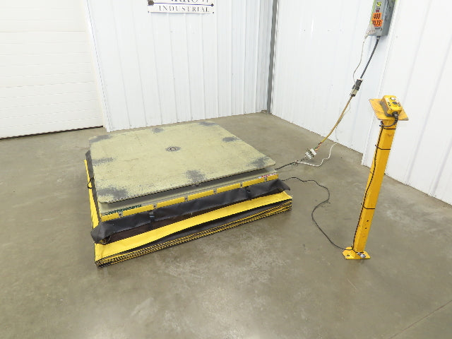 Southworth LS6-36 Hydraulic Lift Table 5000Lb 36" Travel 48"x48" Swivel Top 3Ph