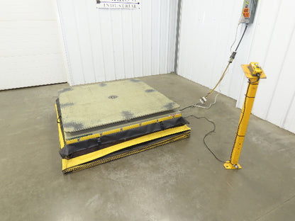 Southworth LS6-36 Hydraulic Lift Table 5000Lb 36" Travel 48"x48" Swivel Top 3Ph