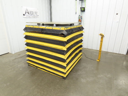 Southworth LS6-36 Hydraulic Lift Table 5000Lb 36" Travel 48"x48" Swivel Top 3Ph