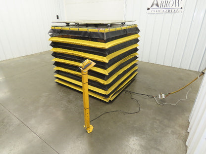 Southworth LS6-36 Hydraulic Lift Table 5000Lb 36" Travel 48"x48" Swivel Top 3Ph