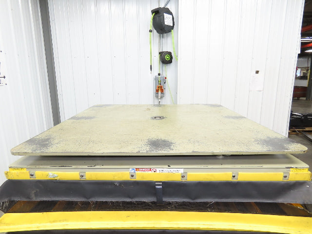 Southworth LS6-36 Hydraulic Lift Table 5000Lb 36" Travel 48"x48" Swivel Top 3Ph