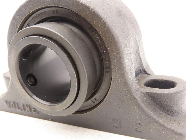 Moline M2000 Spherical Pillow Block Roller Bearing 1-11/16" Bore Locking Collar