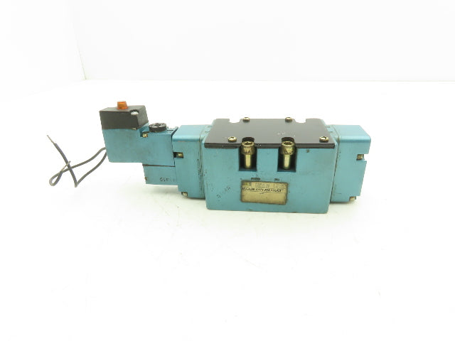 MAC MV-A3B-A111-PM-116AA Pneumatic Solenoid Valve 4 Way 150PSI 120VAC Coil