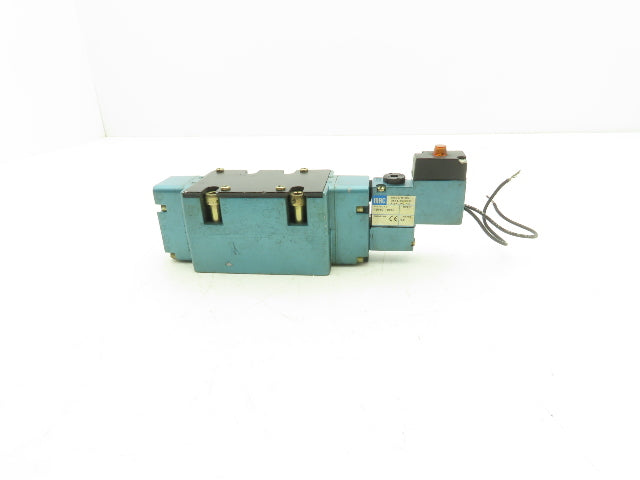 MAC MV-A3B-A111-PM-116AA Pneumatic Solenoid Valve 4 Way 150PSI 120VAC Coil