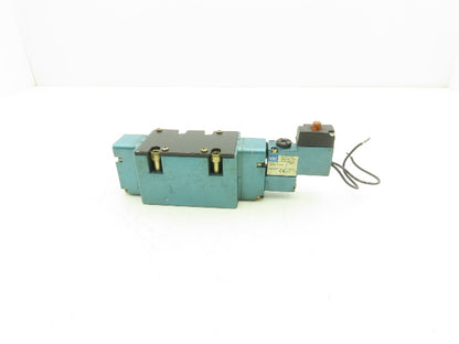 MAC MV-A3B-A111-PM-116AA Pneumatic Solenoid Valve 4 Way 150PSI 120VAC Coil
