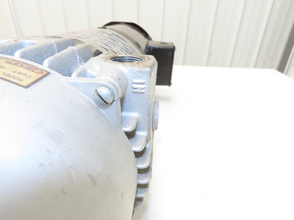 Gast 2567-V108 Rotary Vane Oil-less Vacuum Pump 1Hp 230/460V 3PH 21 CFM 3/4"NPT