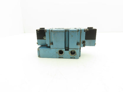 MAC 6521A-000-PM-111DA Pneumatic Solenoid Valve 4 Way 3/8"NPT 150PSI 120VAC Coil