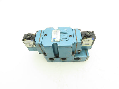 MAC 6521A-000-PM-111DA Pneumatic Solenoid Valve 4 Way 3/8"NPT 150PSI 120VAC Coil