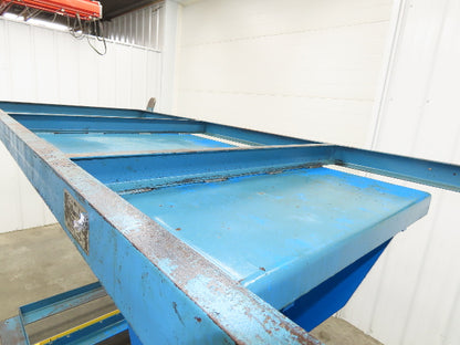 Bishamon Hydraulic Scissor Lift Table 6500lb 98" x 39" Top 48" Lift 480V 3Ph