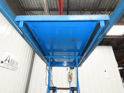 Bishamon Hydraulic Scissor Lift Table 6500lb 98" x 39" Top 48" Lift 480V 3Ph