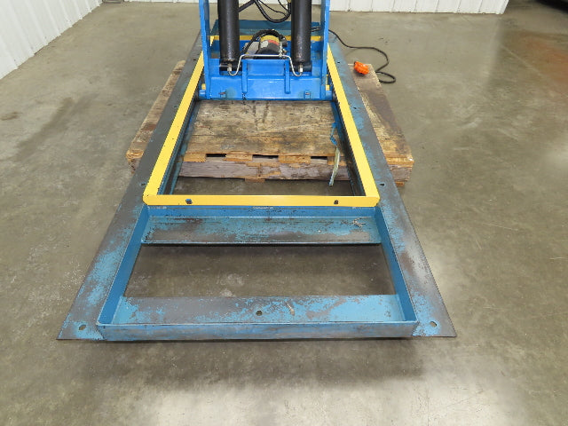 Bishamon Hydraulic Scissor Lift Table 6500lb 98" x 39" Top 48" Lift 480V 3Ph