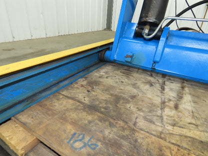 Bishamon Hydraulic Scissor Lift Table 6500lb 98" x 39" Top 48" Lift 480V 3Ph