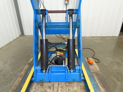 Bishamon Hydraulic Scissor Lift Table 6500lb 98" x 39" Top 48" Lift 480V 3Ph