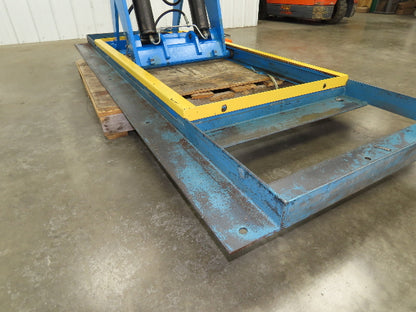 Bishamon Hydraulic Scissor Lift Table 6500lb 98" x 39" Top 48" Lift 480V 3Ph
