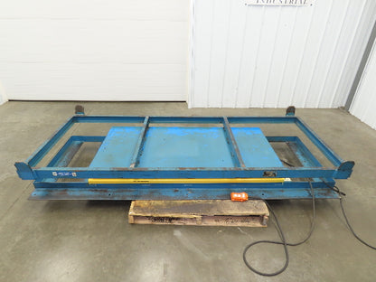 Bishamon Hydraulic Scissor Lift Table 6500lb 98" x 39" Top 48" Lift 480V 3Ph
