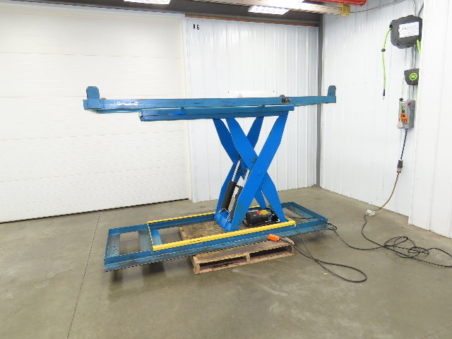 Bishamon Hydraulic Scissor Lift Table 6500lb 98" x 39" Top 48" Lift 480V 3Ph