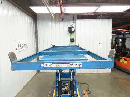 Bishamon Hydraulic Scissor Lift Table 6500lb 98" x 39" Top 48" Lift 480V 3Ph