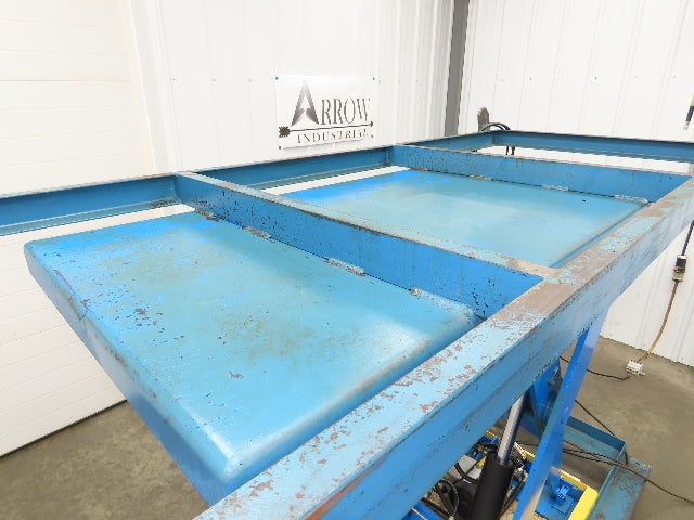 Bishamon Hydraulic Scissor Lift Table 6500lb 98" x 39" Top 48" Lift 480V 3Ph