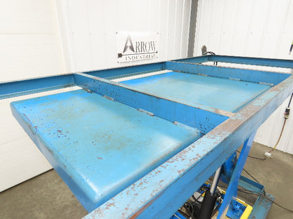 Bishamon Hydraulic Scissor Lift Table 6500lb 98" x 39" Top 48" Lift 480V 3Ph